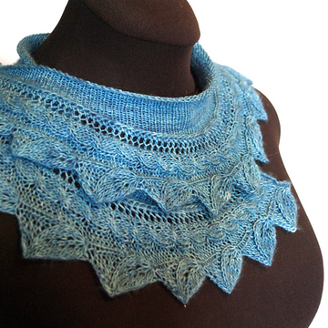 Gratitude Leaf Shawl by visalisa